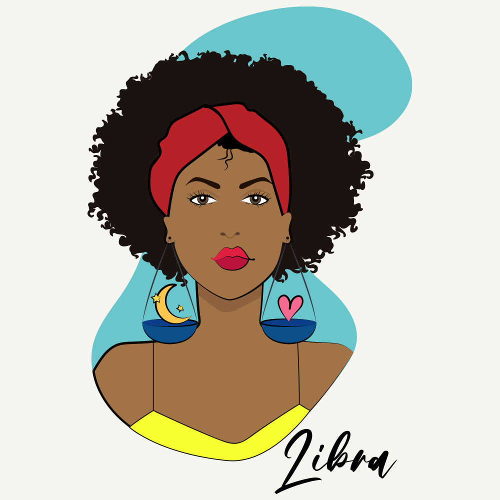 Libra Girl Poster