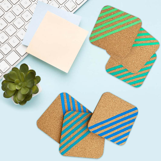 Gradient Lines Coaster Set