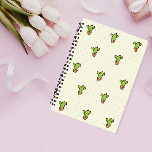 Cactus Diary Wire-O-Bound Graphic Diary/ Notebook