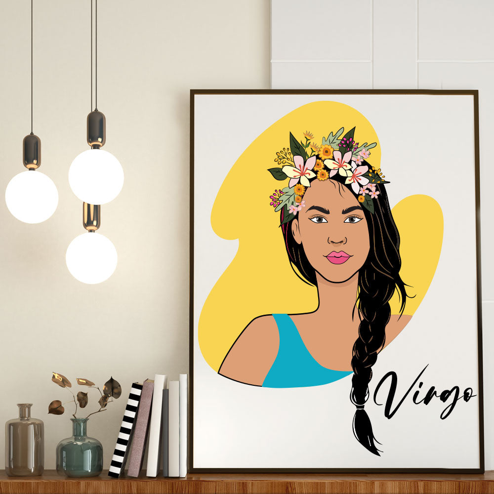 Virgo Girl Poster