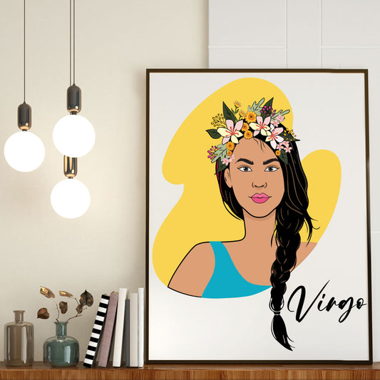 Virgo Girl Poster