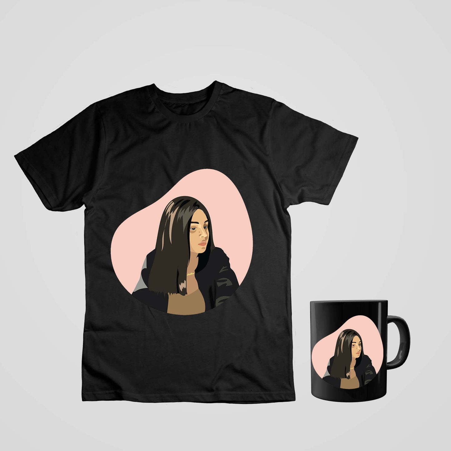 Customised T-Shirt and Mug Combo